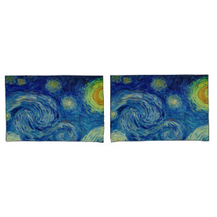 Van Gogh Starry Night Bedding Set Pillowcase