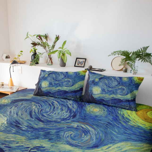 Van Gogh Starry Night Bedding Set Pillowcase (Creator Uploaded)