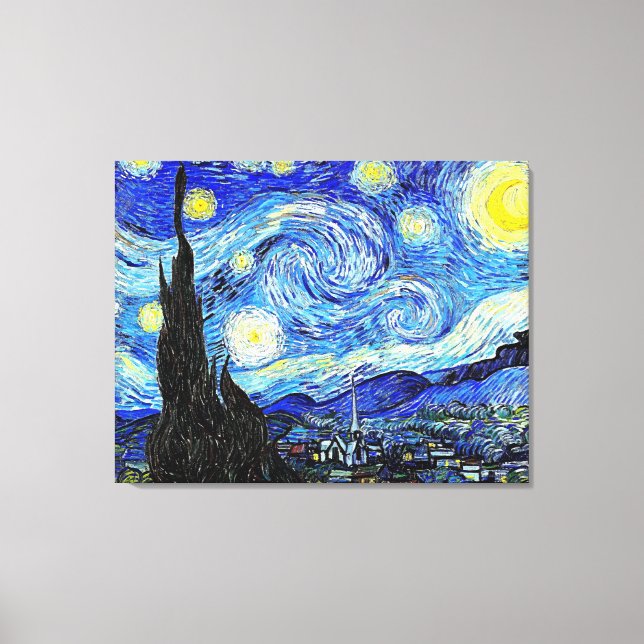 Van Gogh Starry Night  Canvas Print (Front)