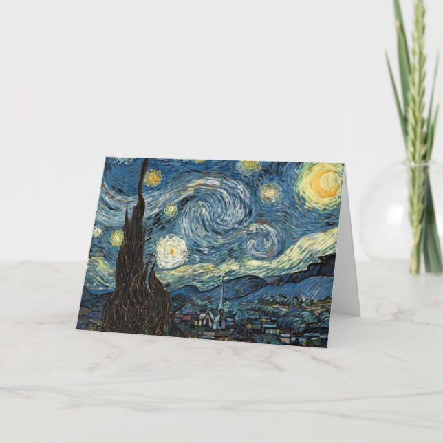 Van Gogh Starry Night Card (Front)
