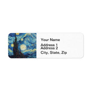 Van Gogh Starry Night Classic Impressionism Art