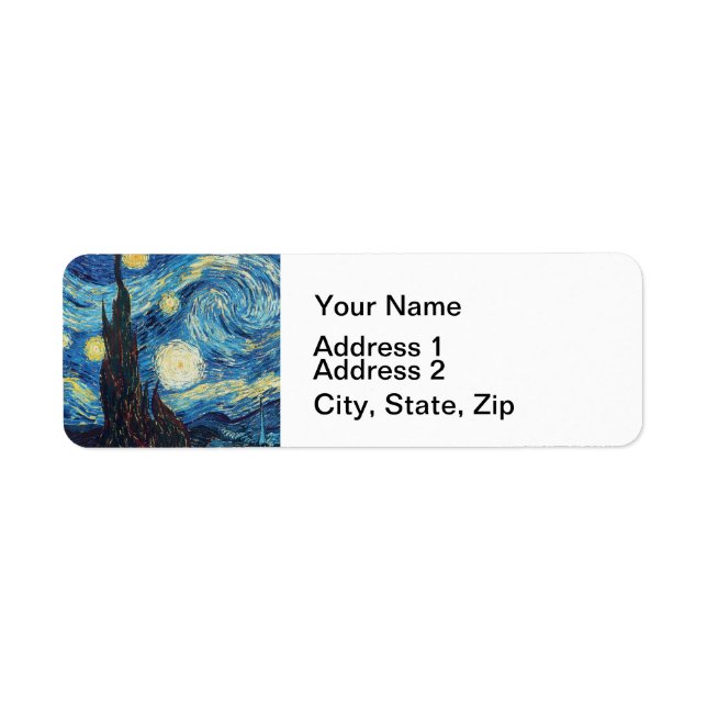 Van Gogh Starry Night Classic Impressionism Art (Front)
