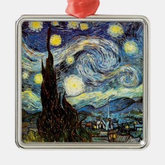 Van Gogh Starry Night Fine Art Metal Tree Decoration