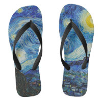 Van Gogh Starry Night. Impressionism vintage art