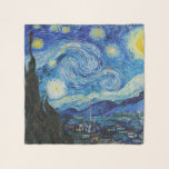 Van Gogh Starry Night. Impressionism vintage art Scarf<br><div class="desc">Van Gogh "The Starry Night" scarf.</div>