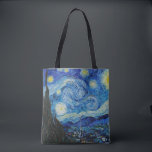 Van Gogh Starry Night. Impressionism vintage art Tote Bag<br><div class="desc">Van Gogh "The Starry Night" tote bag.</div>