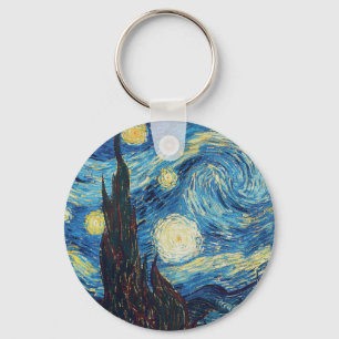 Van Gogh Starry Night Key Ring