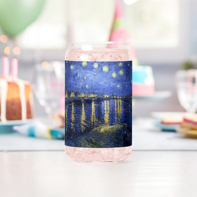 Van Gogh - Starry Night Over Rhonbe Can Glass (Insitu (Birthday))