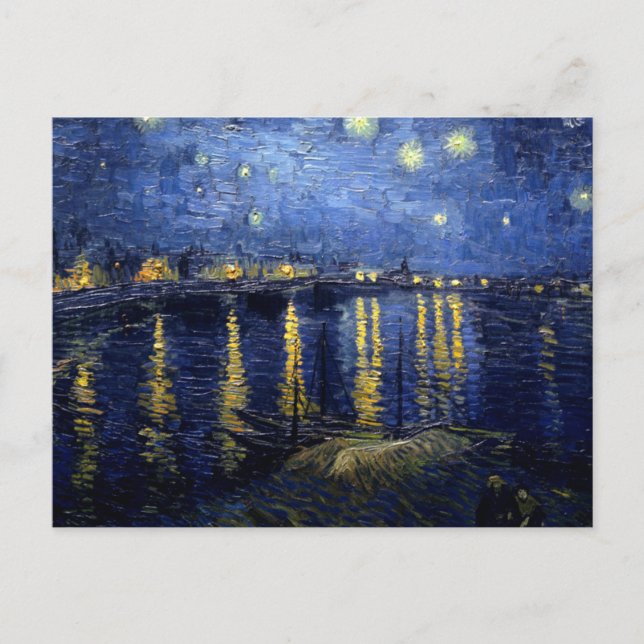 Van Gogh Starry Night Over Rhone Postcard (Front)
