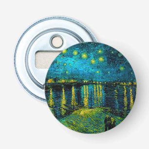 Van Gogh Starry Night Over the Rhône Bottle Opener