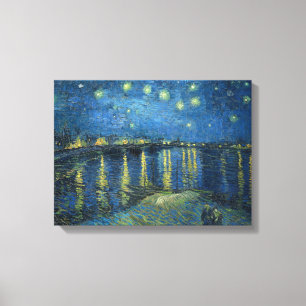 Van Gogh: Starry Night Over the Rhone Canvas Print