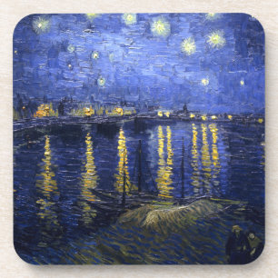Van Gogh: Starry Night Over the Rhone Coaster