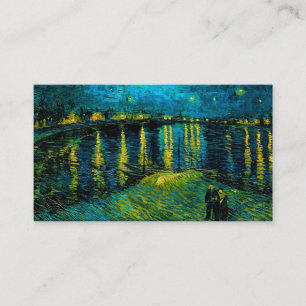 Van Gogh Starry Night Over the Rhône  Enclosure Card