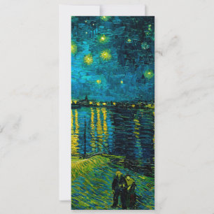 Van Gogh Starry Night Over the Rhône Invitation