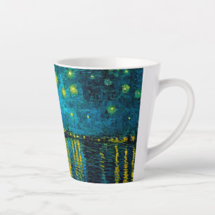 Van Gogh Starry Night Over the Rhône  Latte Mug
