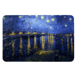 Van Gogh Starry Night Over The Rhone Magnet