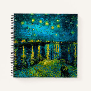 Van Gogh Starry Night Over the Rhône  Notebook