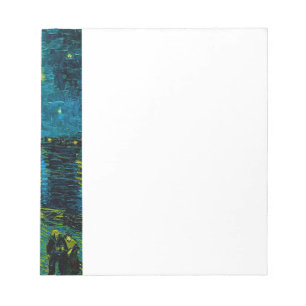 Van Gogh Starry Night Over the Rhône  Notepad