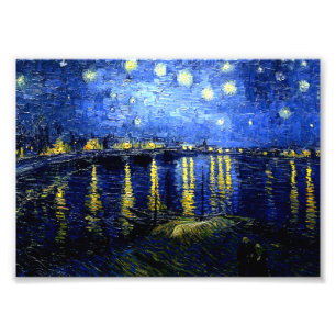 Van Gogh - Starry Night over the Rhone, Photo Print