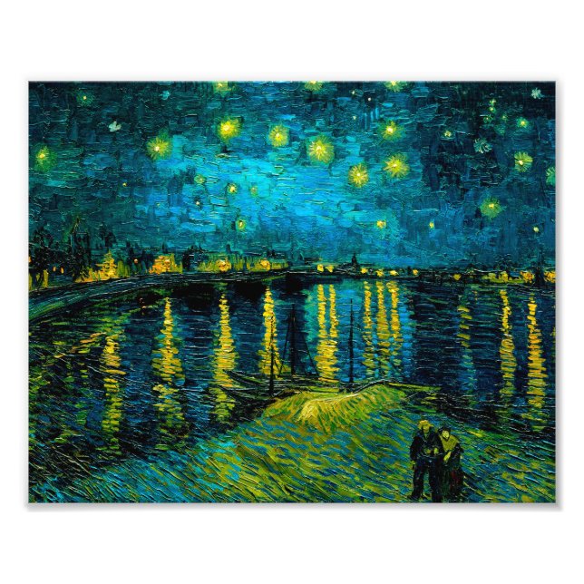 Van Gogh Starry Night Over the Rhône  Photo Print (Front)