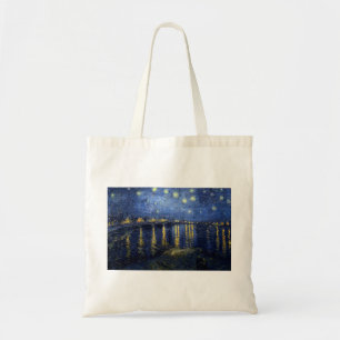 Van Gogh: Starry Night Over the Rhone Tote Bag