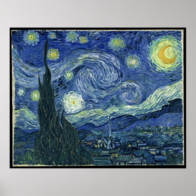 Van Gogh -  Starry Night Poster (Front)