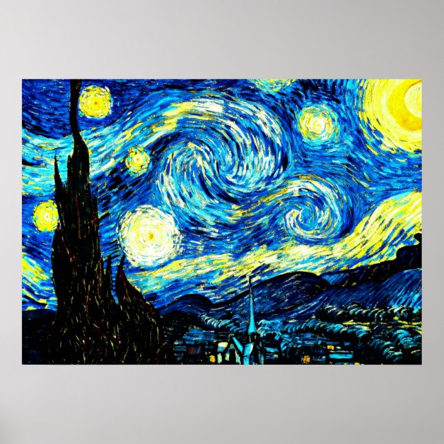 Van Gogh: Starry Night Poster (Front)