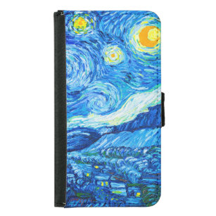 Van Gogh Starry Night Samsung Galaxy S5 Wallet Case
