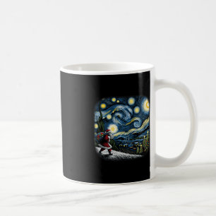 Van Gogh Starry Night Santa Christmas Winter Snowy Coffee Mug