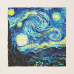 Van Gogh - Starry Night Scarf<br><div class="desc">Starry Night, famous painting by Vincent van Gogh.</div>