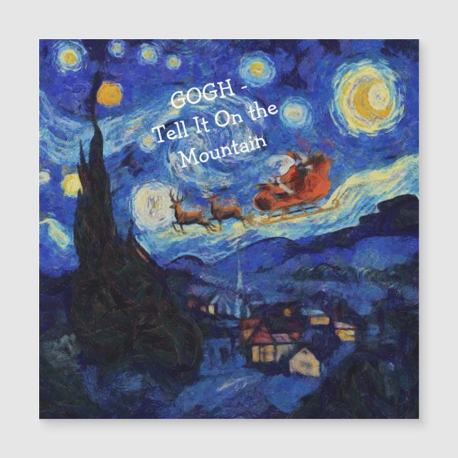 Van Gogh Starry Night St Nicholas In St Remy (Front)