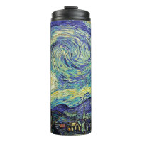 Van Gogh Starry Night Thermo Bottle
