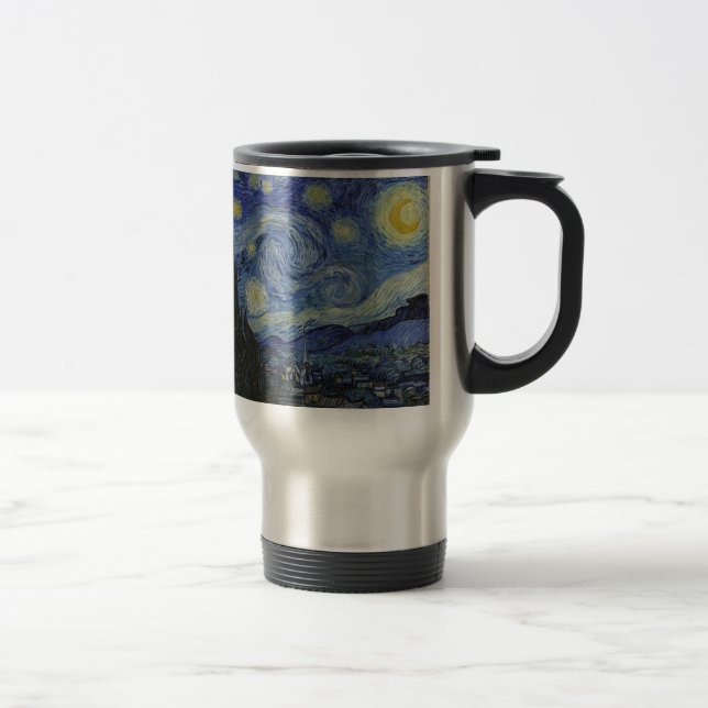 Van Gogh Starry Night Travel Mug (Right)