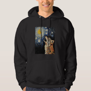 Van Gogh Starry Night Wolf Hoodie