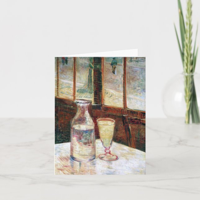 Van Gogh Still Life Absinthe Fine Art Card (Front)