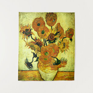 Van Gogh - Still Life Vase with 14 Sunflowers Tapestry