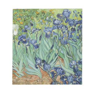 Van Gogh Still Life: Vase with Irises Notepad