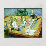 Van Gogh - Still Life with a Plate of Onions Postcard<br><div class="desc">Vincent van Gogh fine art painting,  Still Life with a Plate of Onions</div>