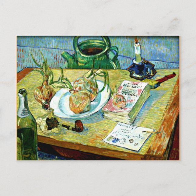 Van Gogh - Still Life with a Plate of Onions Postcard (Front)