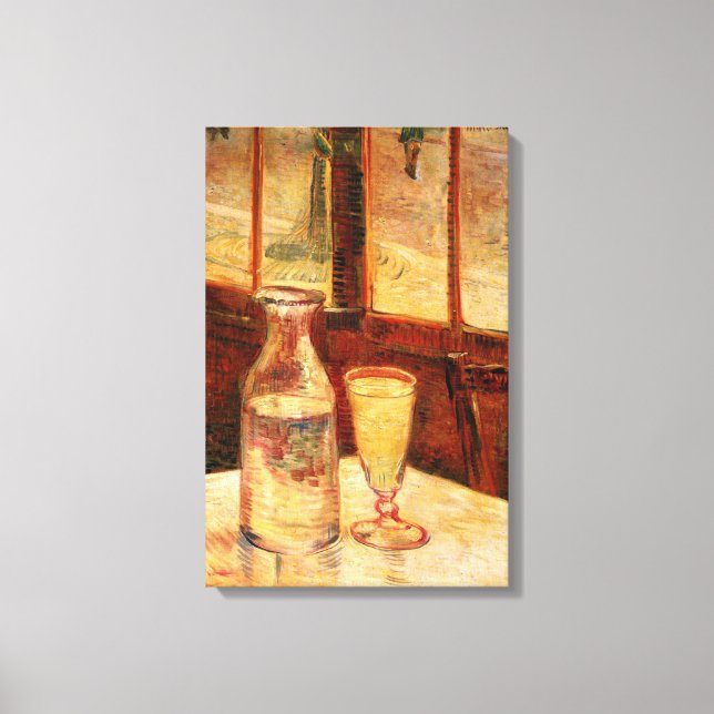 Van Gogh - Still Life with Absinthe Canvas Print (Front)