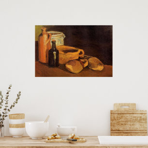 Van Gogh - Still Life with Clogs and Pots Poster