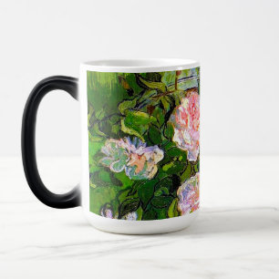 Van Gogh Still Life with Pink Roses Magic Mug