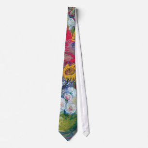 Van Gogh - Still Life With Roses And Sunflowers Tie