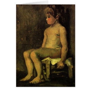 Van Gogh; Study of a Little Girl, Seated, Portrait