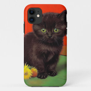 Van Gogh Style Black Cat Case-Mate iPhone Case