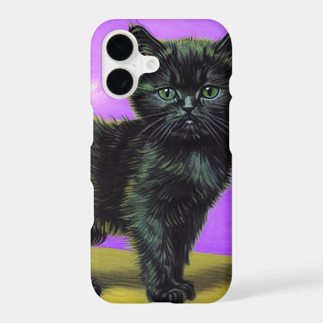 Van Gogh Style Cat Samsung Galaxy S21 Case (Back)