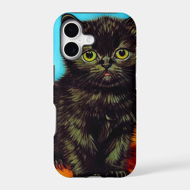 Van Gogh Style Pouting Kitten (Back)