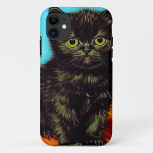 Van Gogh Style Pouting Kitten Case-Mate iPhone Case