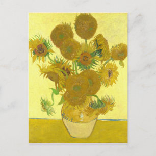 Van Gogh   Sunflowers   1888 Postcard