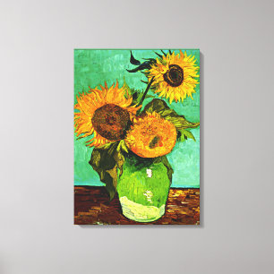 Van Gogh - Sunflowers (3) Canvas Print